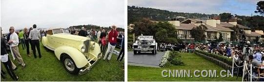 2011年加州圆石滩汽车巡展”(Concour de Elegance at Pebble Beach, CA)活动现场照片。