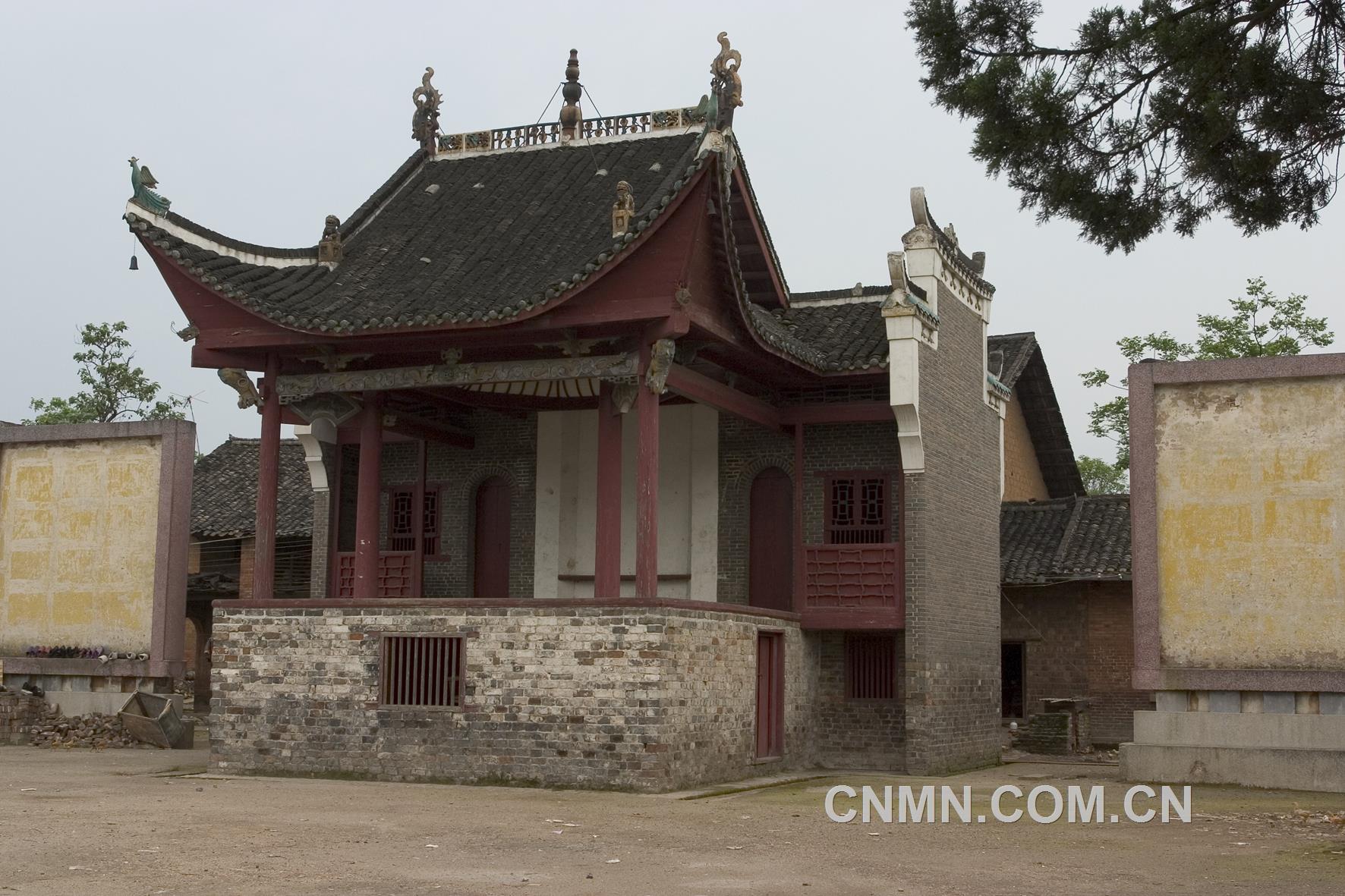 水口山工人俱乐部成立会旧址-康家戏台1